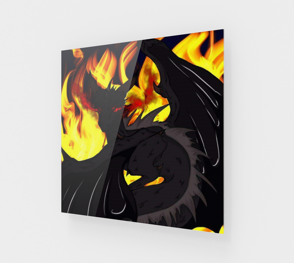Dragon Torrick - "Flame" - Acrylic Print (AoW)