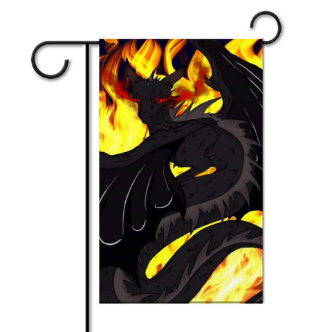Dragon Torrick - "Flame" - Double Side Garden Flag 16" x 30"