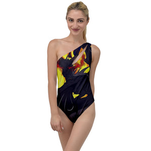 Dragon Torrick - "Flame" - To One Side Swimsuit