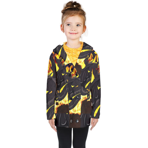 Dragon Torrick - "Flame" - Kids' Double Breasted Button Coat