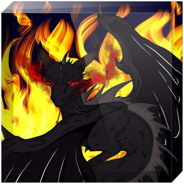 Dragon Torrick - "Flame" - Acrylic Blocks