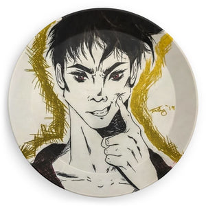 Torrick - ("smile", "brooding boi", "what's wrong, Torrick?") - Party Plates