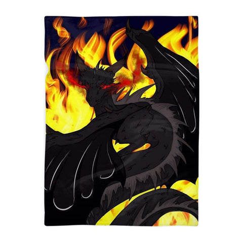 Dragon Torrick - "Flame" - Designer Baby Blankets