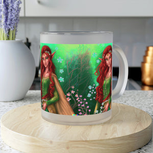 Florafilia - Frosted Glass Mug