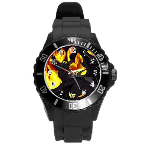 Dragon Torrick - "Flame" - Round Plastic Sport Watch (L)