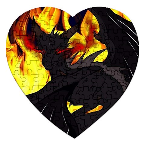 Dragon Torrick - "Flame" - Jigsaw Puzzle (Heart)