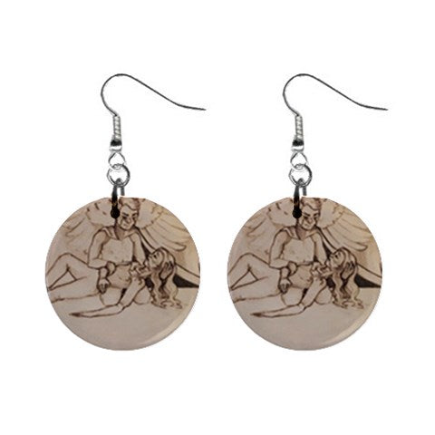 TCoE - "Live and Let Die" - 1" Button Earrings