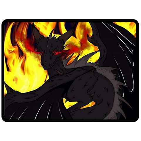Dragon Torrick - "Flame" - Fleece Blanket (Large)