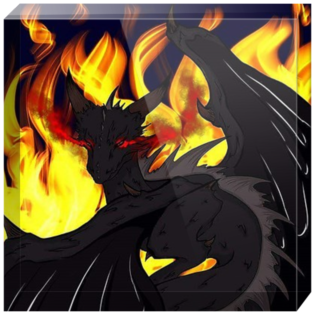 Dragon Torrick - "Flame" - Acrylic Blocks