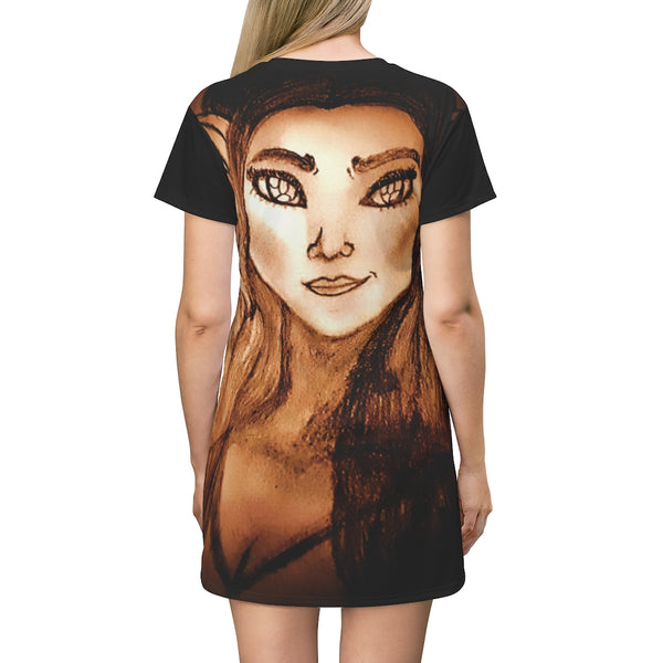 Wistria - All Over Print T-Shirt Dress