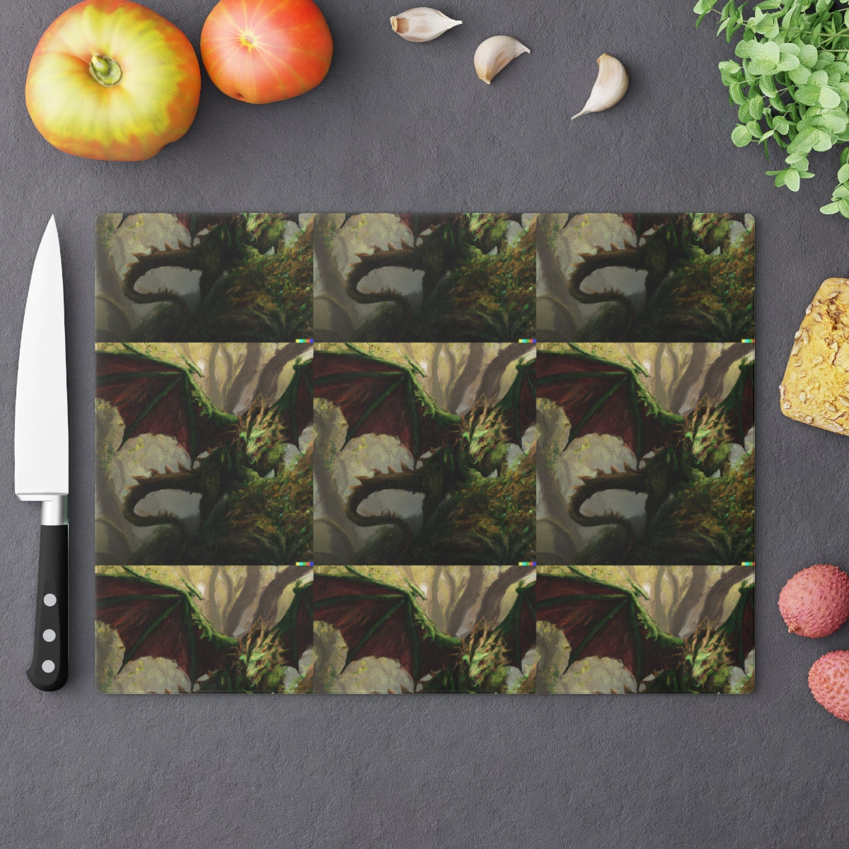 Ancient Friends & New Friends - Lythicazith - Cutting Board