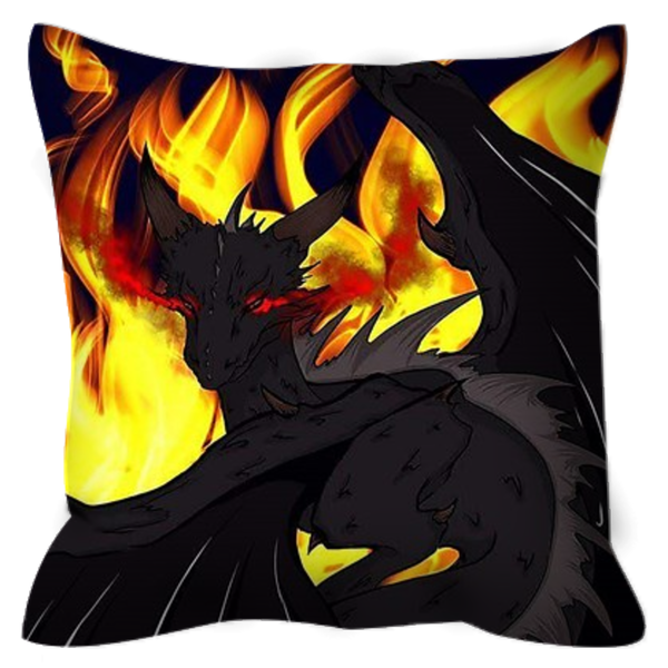 Dragon Torrick - "Flame" - Outdoor Pillows