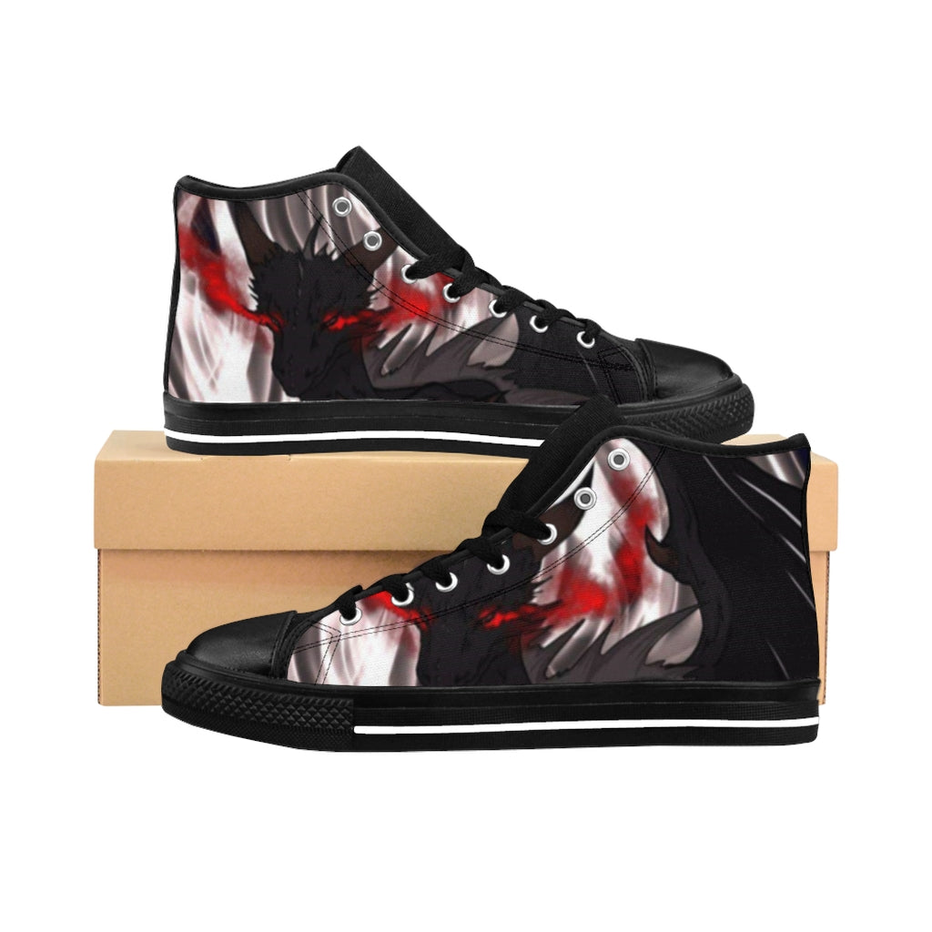 Dragon Torrick - "Flame 2" - Ladies High-top Sneakers