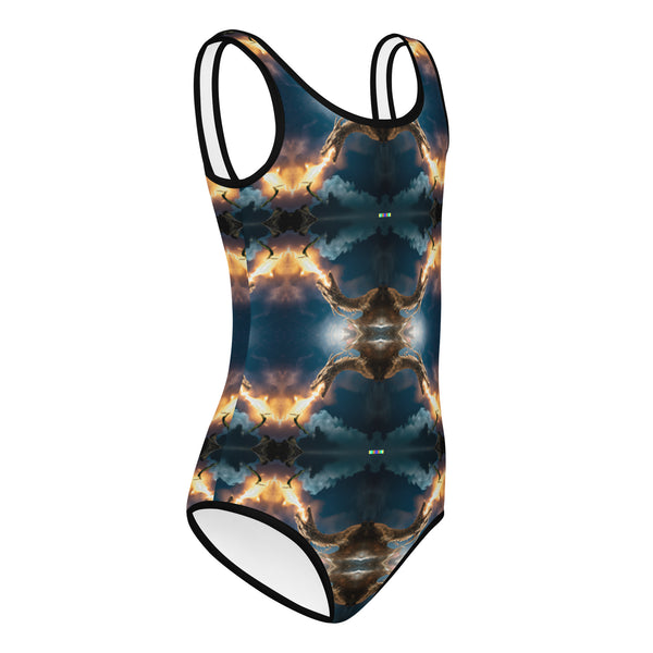 Ignis Drac - "Attack from Above" - All-Over Print Kids Swimsuit