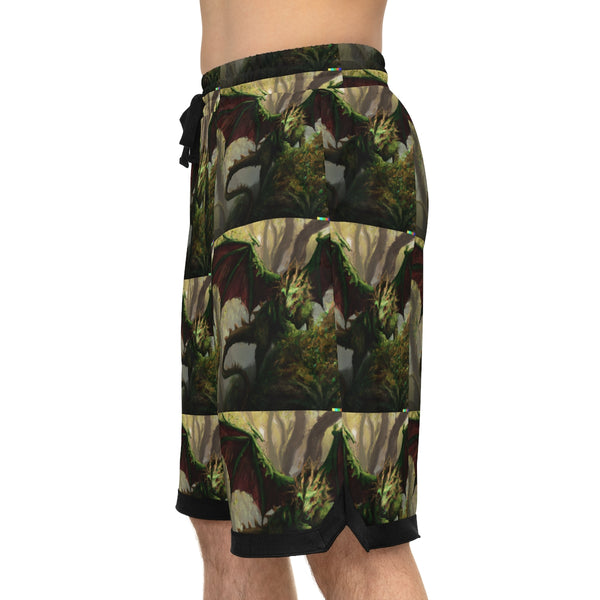 Ancient Friends & New Ventures - Lythicazith - Basketball Rib Shorts (AOP)