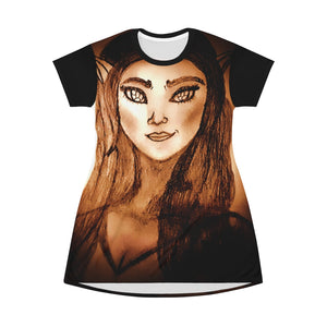 Wistria - All Over Print T-Shirt Dress