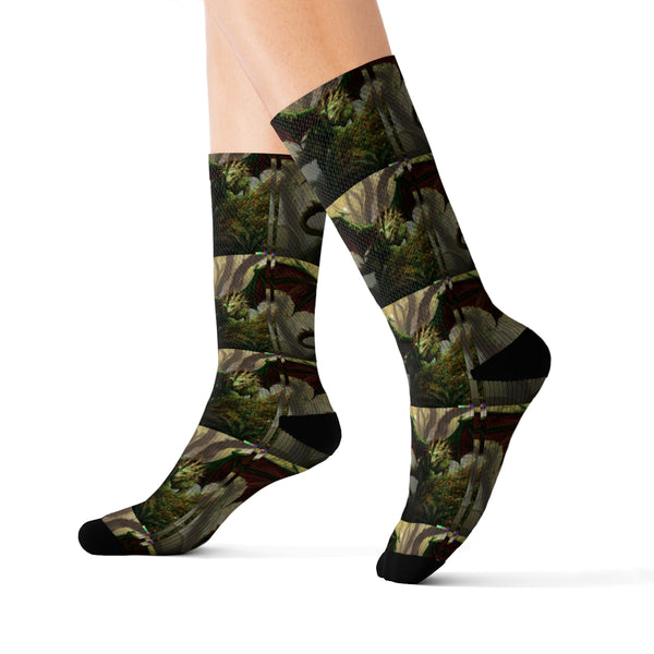 Ancient Friends & New Friends - Lythicazith - Sublimation Socks
