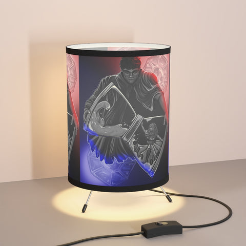 The Hourglass of Enchantments - Tripod Lamp with High-Res Printed Shade, US\CA plug