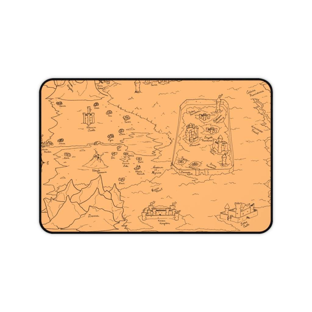 TCoE - Trindavin Map 'parchment' - Desk Mat