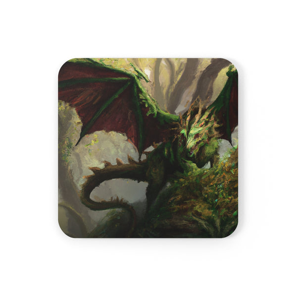 Ancient Friends & New Friends - Lythicazith - Cork Back Coaster