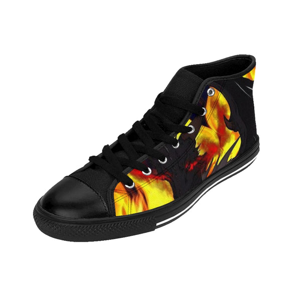 Dragon Torrick - "Flame" - Men's High-top Sneakers