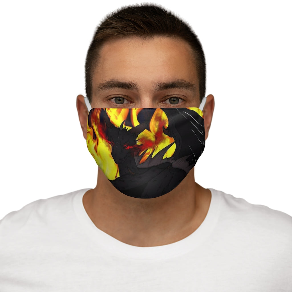 Dragon Torrick - "Flame" - Unisex Snug-Fit Polyester Face Mask