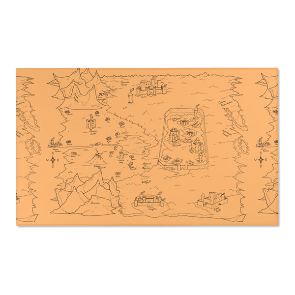 TCoE - Trindavin Map - "parchment" - Area Rugs