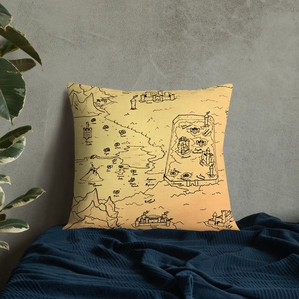 TCoE - Trindavin Map - Premium Pillow