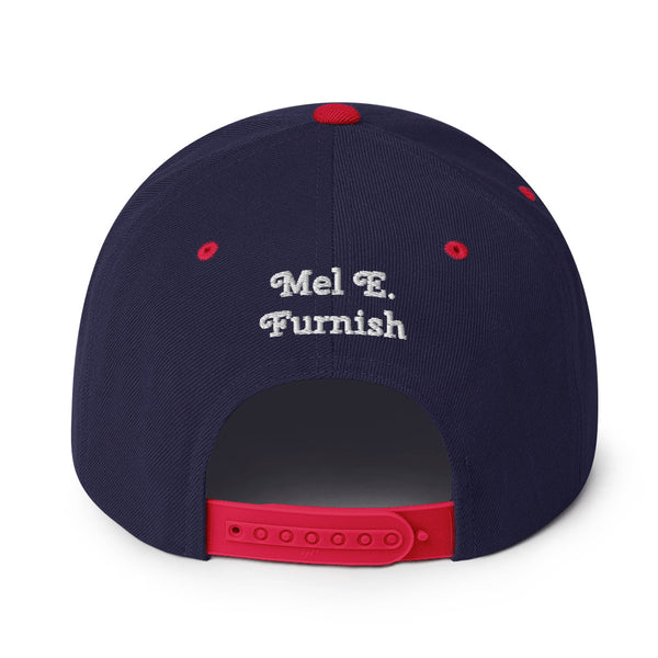 Ethia - Crimson Glare (Black & White) - Snapback Hat