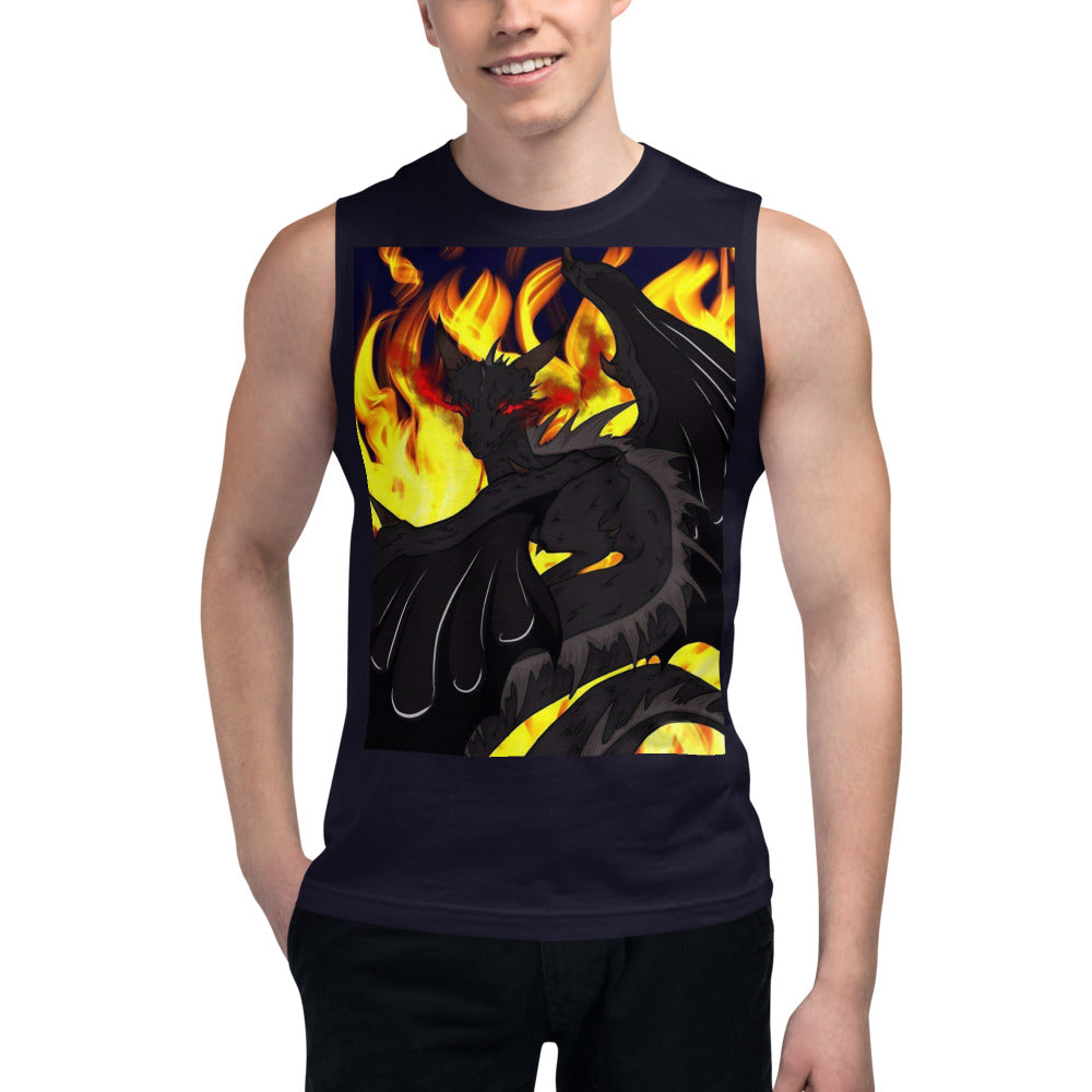 Dragon Torrick - "Flame" - Unisex Muscle Shirt
