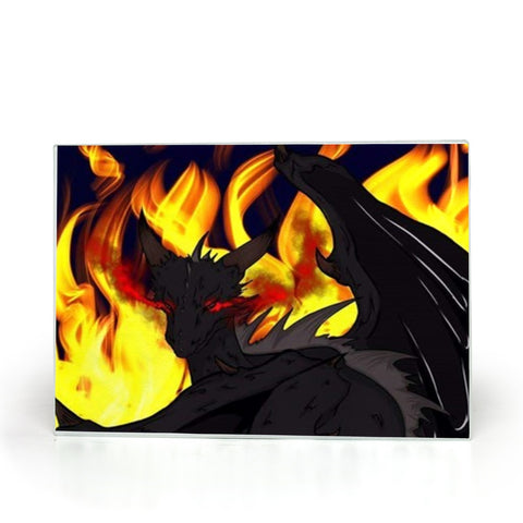 Dragon Torrick - "Flame" - Glass Cutting Boards