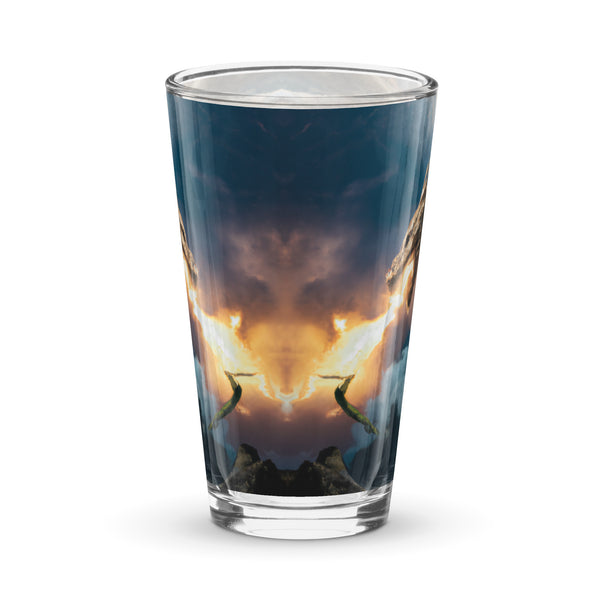 Ignis Drac - "Attack from Above" - Shaker pint glass