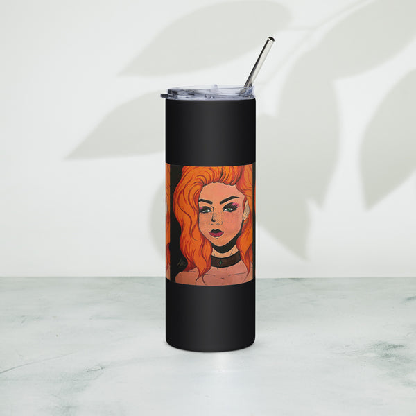 Cythia - "Fire" - Stainless steel tumbler