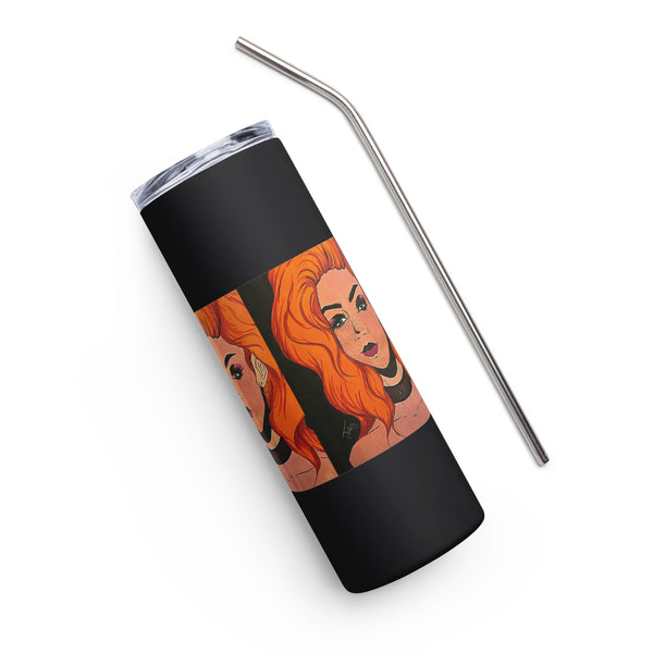 Cythia - "Fire" - Stainless steel tumbler