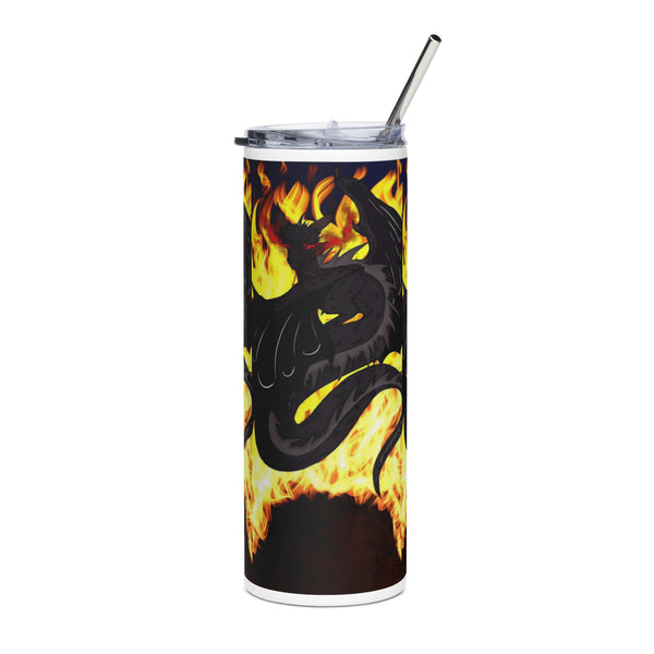 Dragon Torrick - “Flame” - Stainless steel tumbler