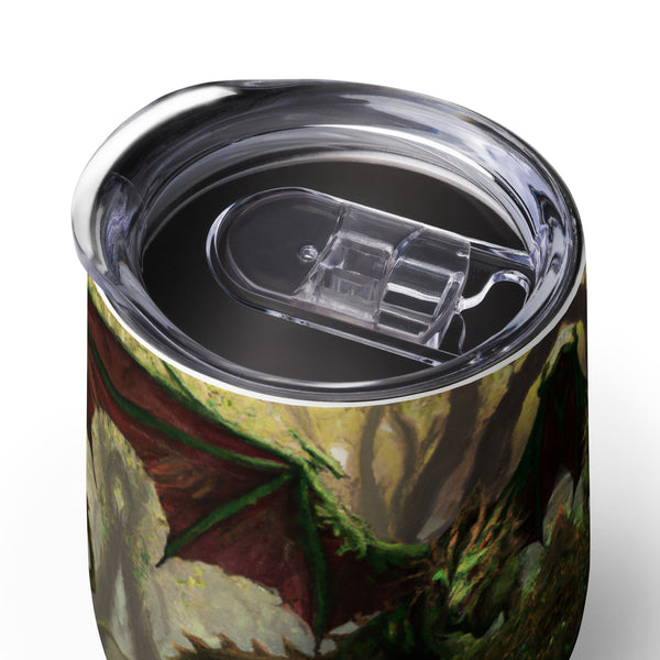 Ancient Friends & New Friends - Lythicazith - Wine tumbler